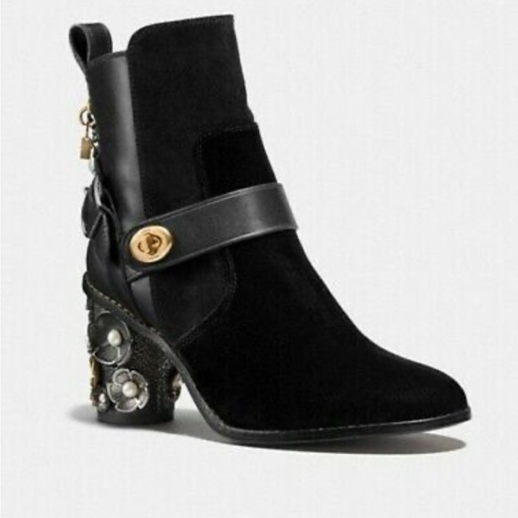 Coach Shoes - COACH MOTO BTE Heel Boot